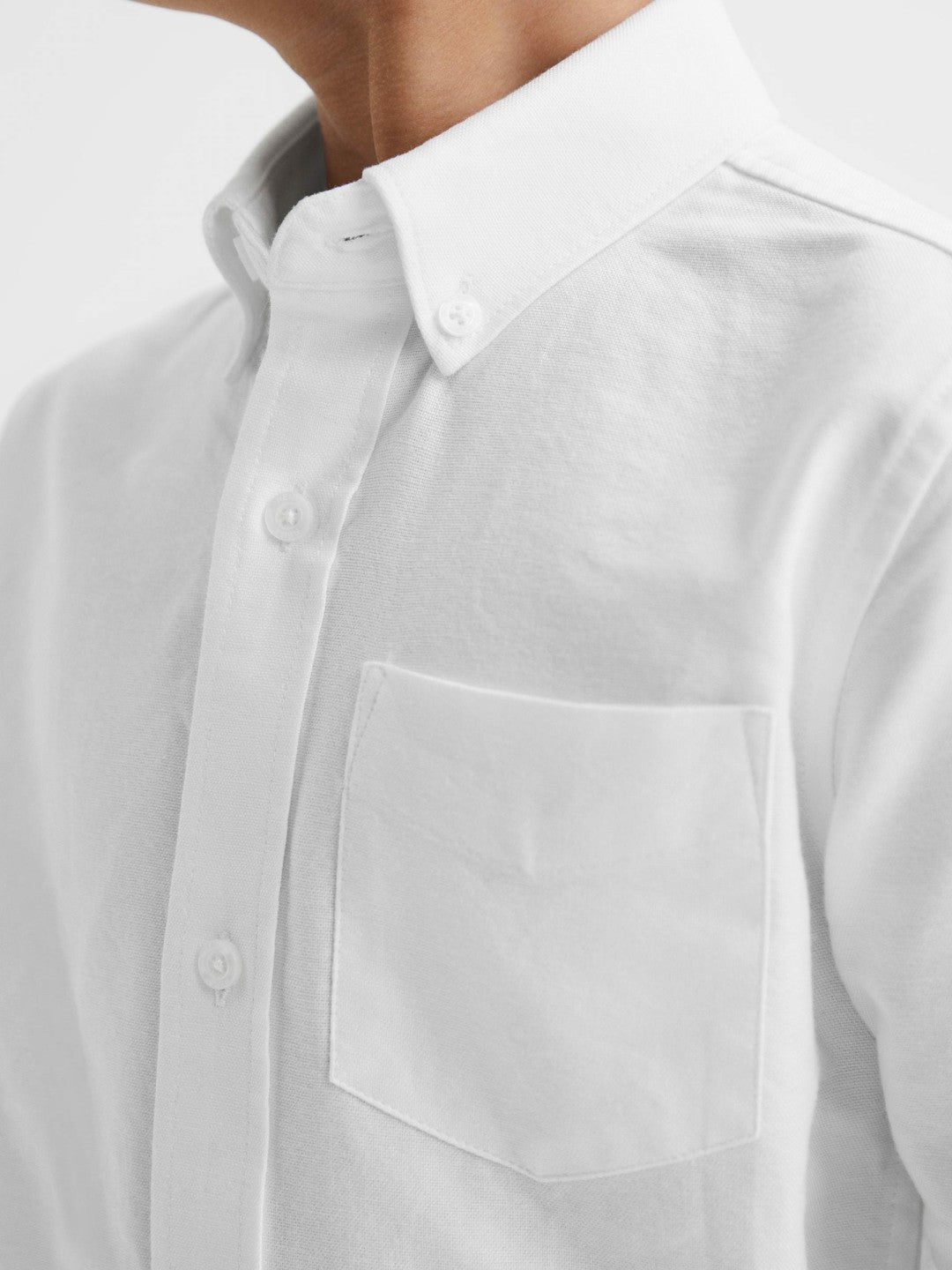 13-14 yrs Button Down Oxford Shirt in White