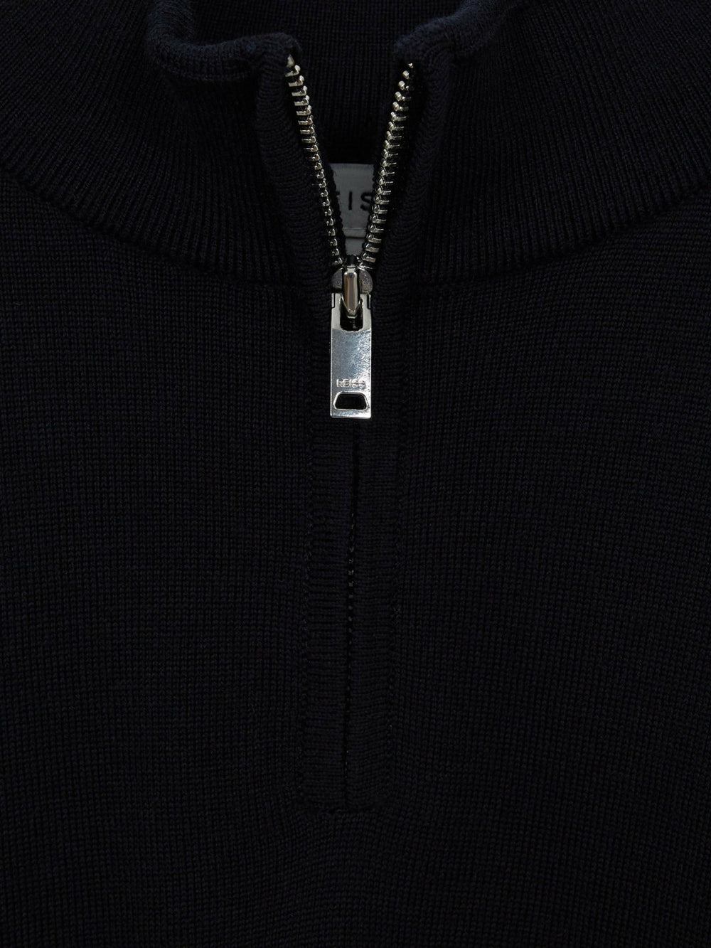 3-9 yrs Merino Wool Zip-Neck Jumper in Navy