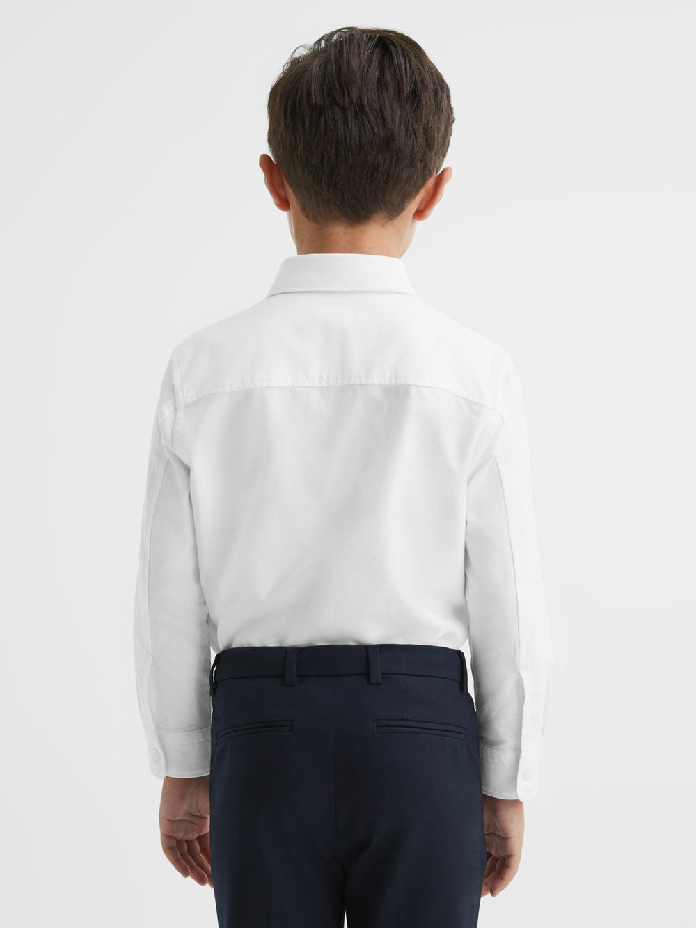 9-14 yrs Button Down Oxford Shirt in White