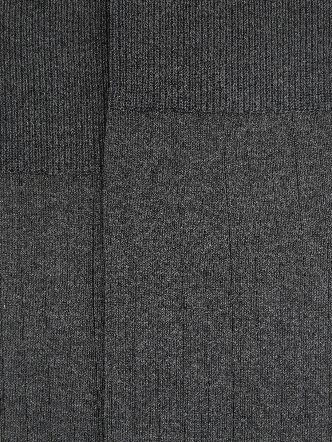 Ribbed Socks in Charcoal