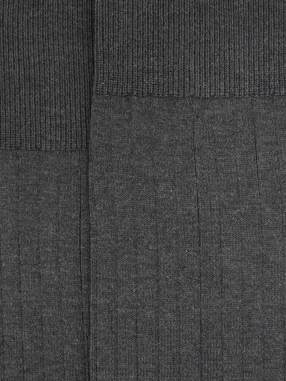 Ribbed Socks in Charcoal