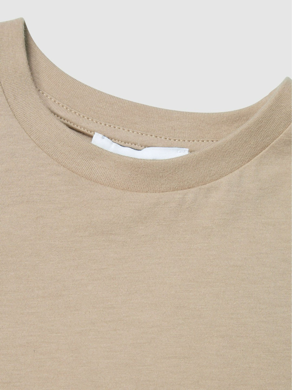 9-13 yrs Crew Neck T-Shirt in Stone