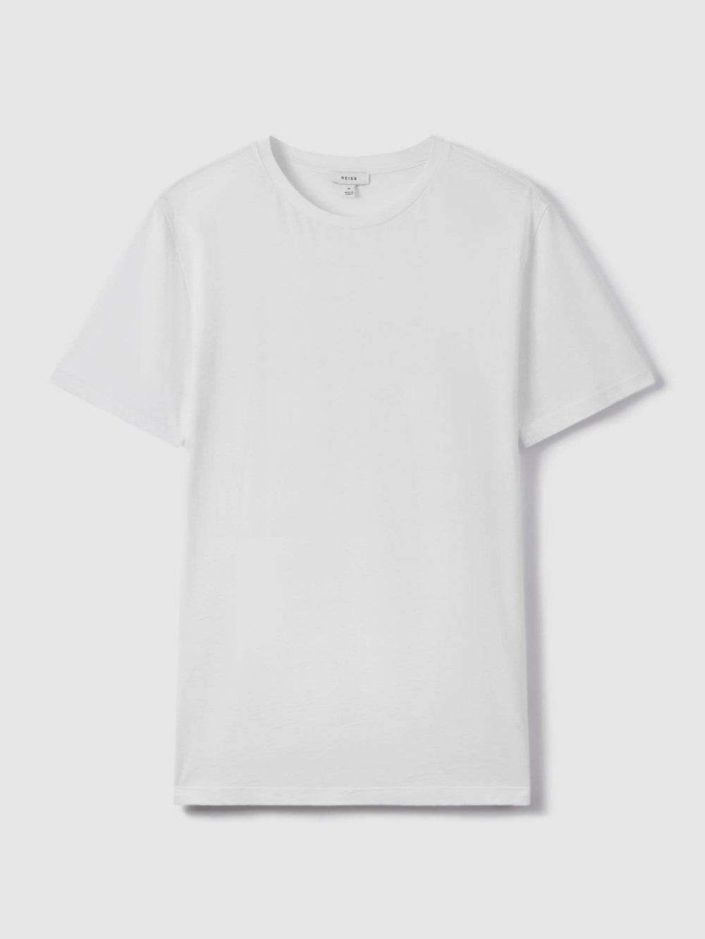 Cotton Crew Neck T-Shirt in White