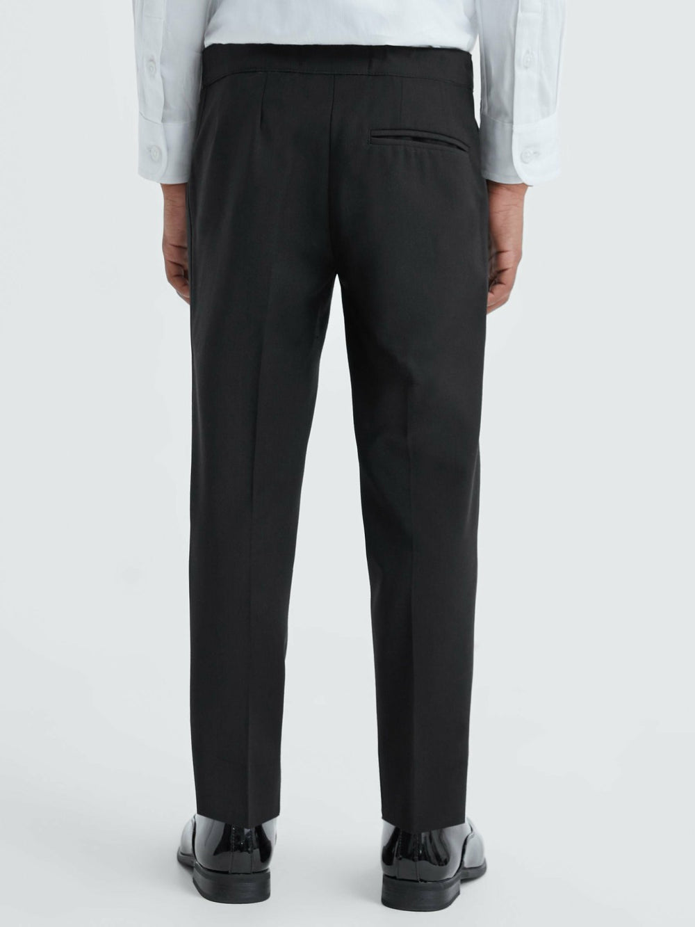 3-9 yrs Tuxedo Satin Stripe Trousers in Black
