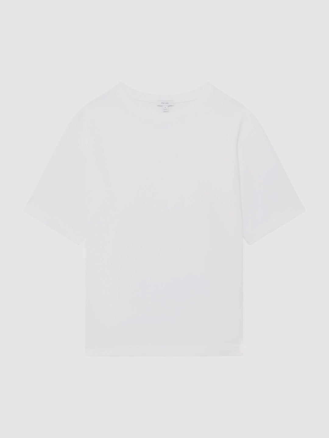 Oversized Garment Dye T-Shirt in White