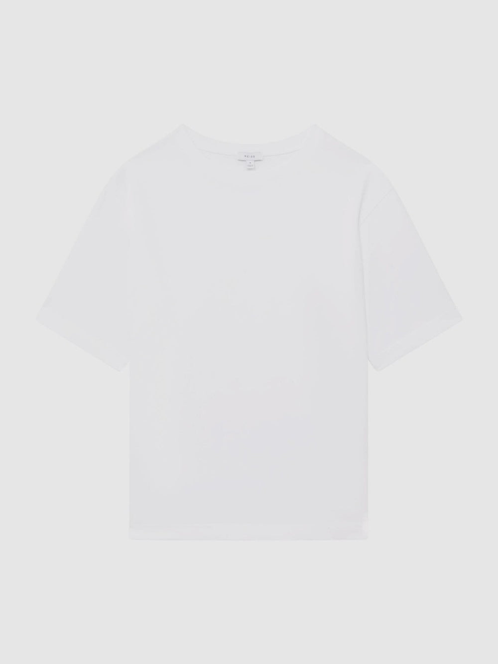 Oversized Garment Dye T-Shirt in White