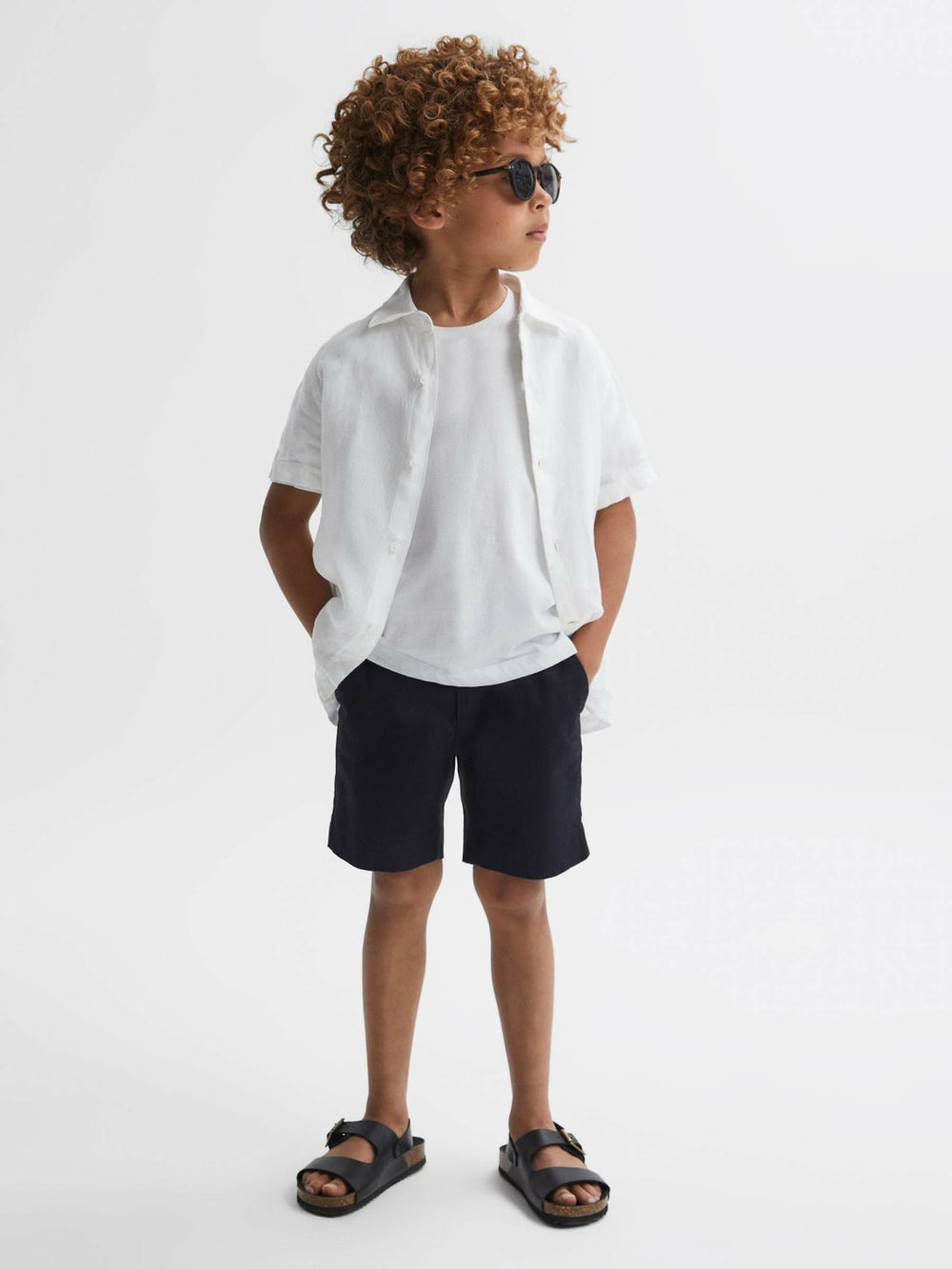 9-13 yrs Casual Chino Shorts in Navy