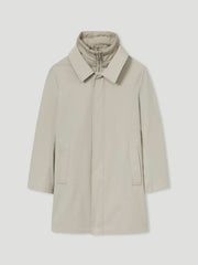3-9 yrs Gabardine Coat with Removable Gilet in Stone