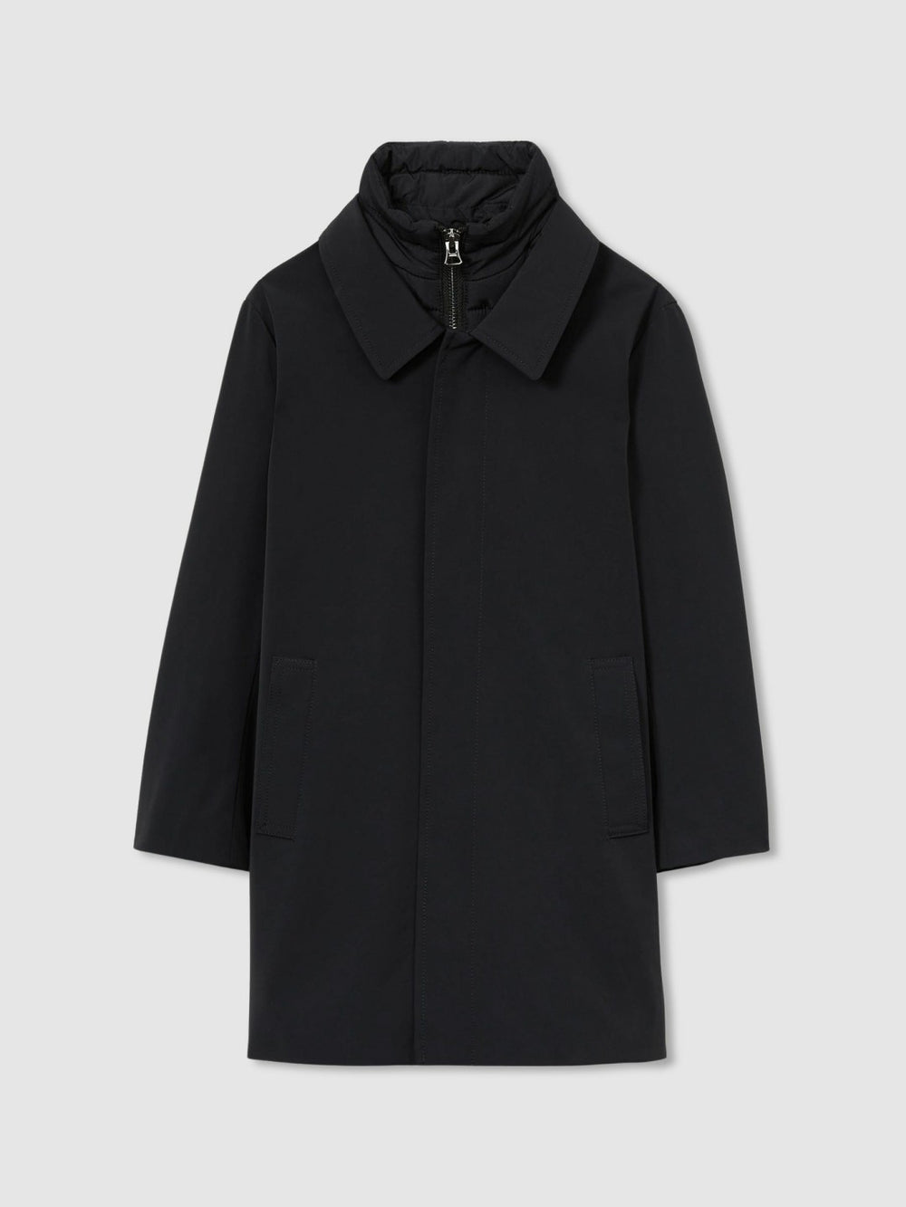 3-9 yrs Gabardine Coat with Removable Gilet in Navy