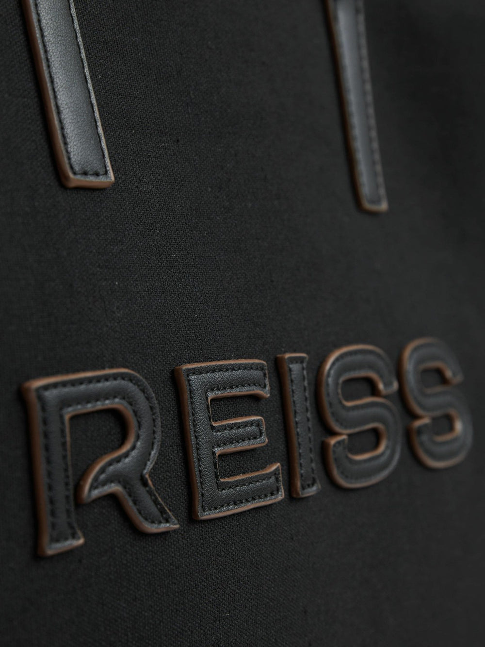 Canvas Logo Tote Bag in Black