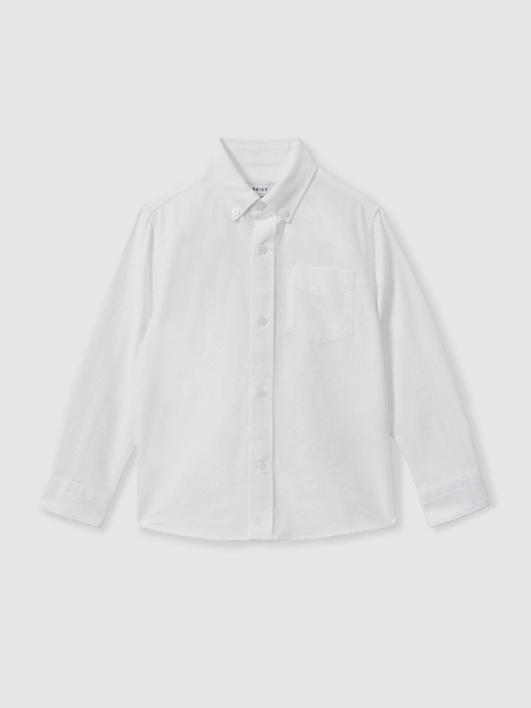 3-9 yrs Button Down Oxford Shirt in White