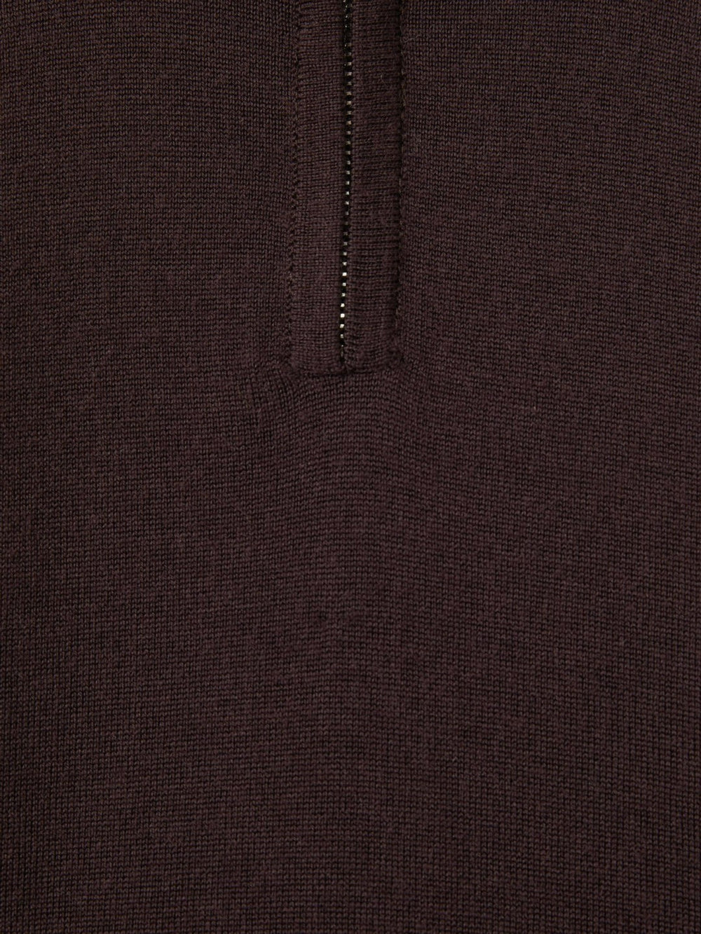 9-13 yrs Merino Wool Half-Zip Funnel Neck Jumper in Dark Bordeaux