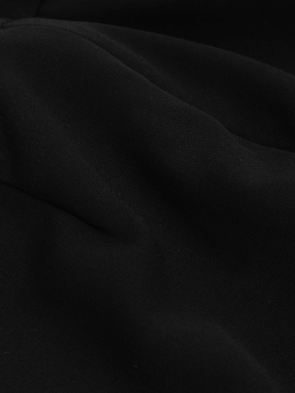 Tailored Midi Suit Skirt in Black