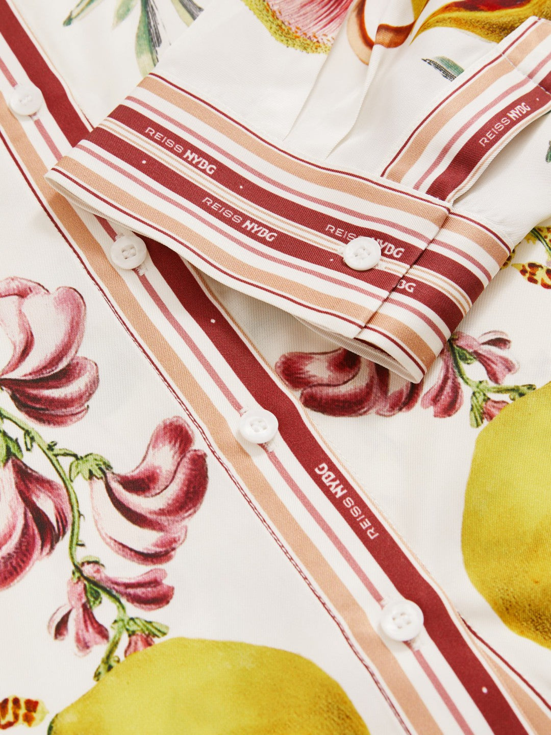 9-13 yrs  | NYBG Satin Floral-Print Shirt in Ivory