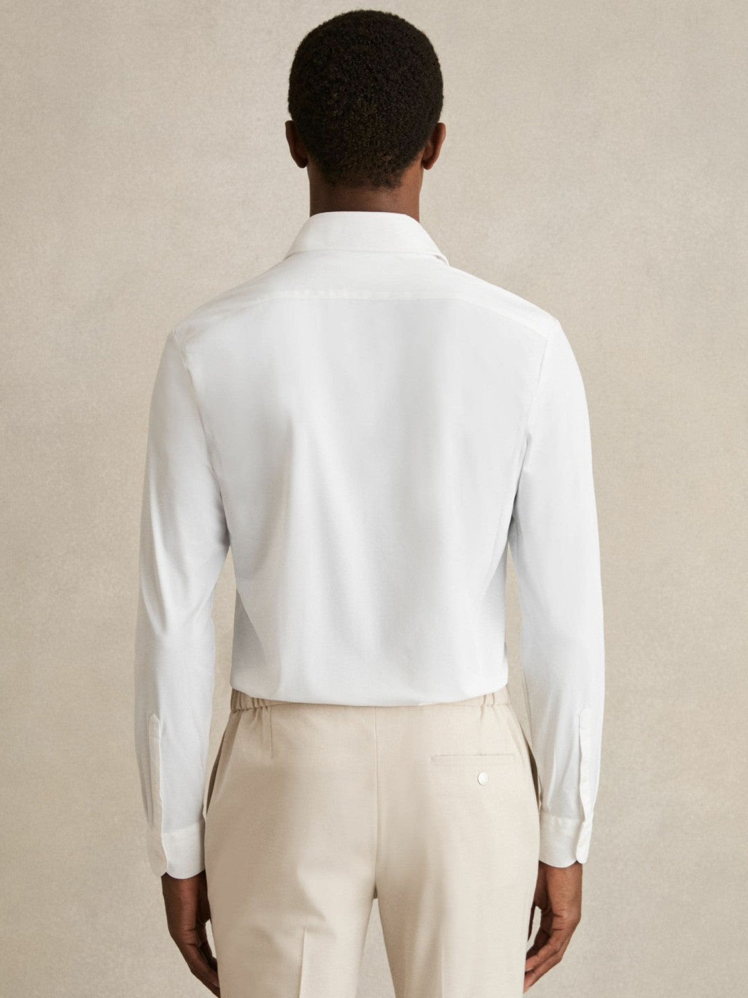 Long-Sleeve Travel Shirt in White
