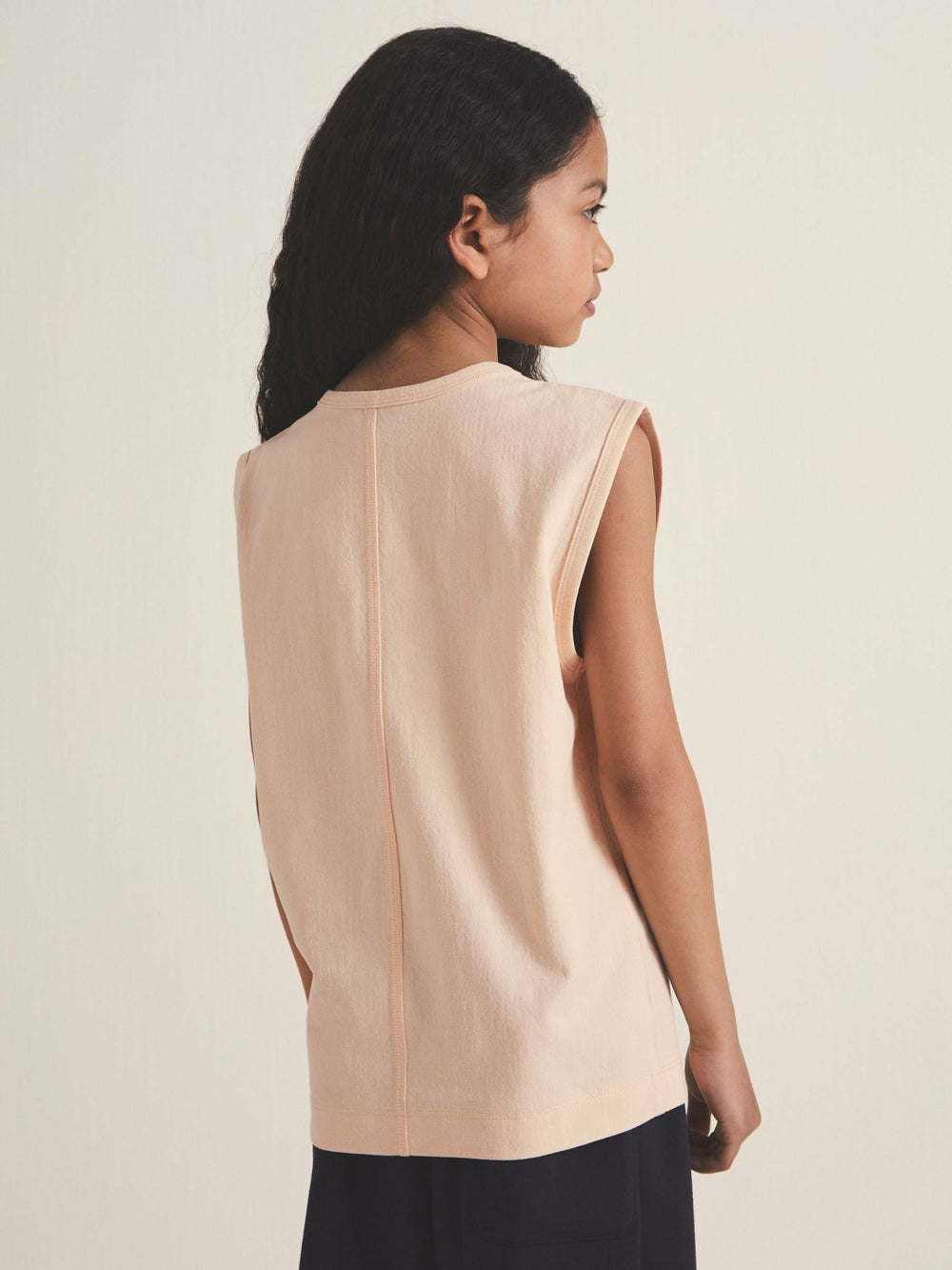 13-14 yrs  | Les 100 Ciels Oversize T-Shirt in Peach