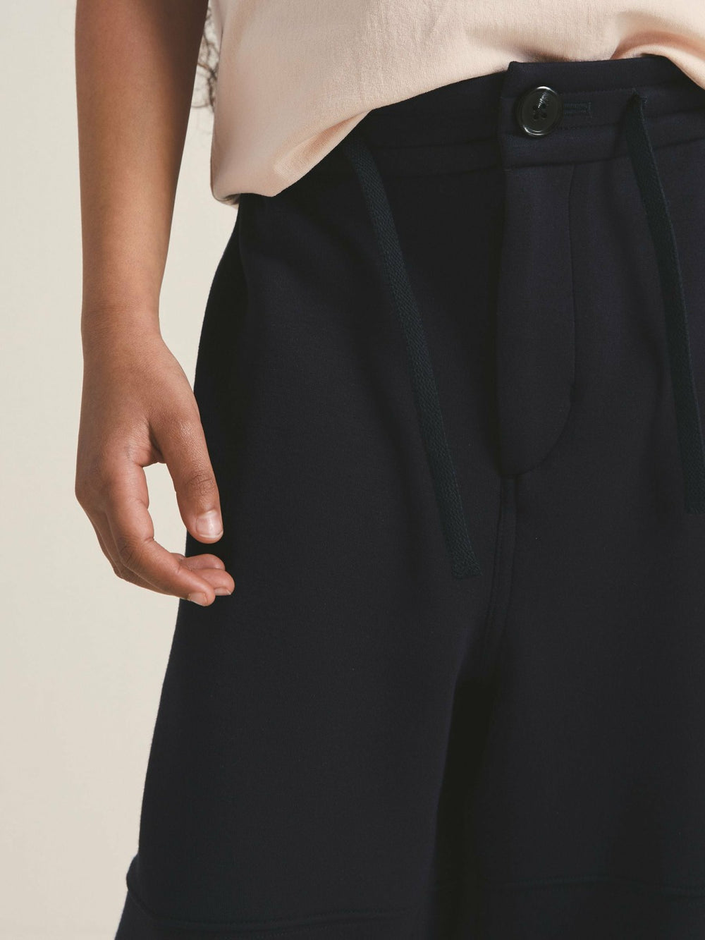 13-14 yrs  | Les 100 Ciels Wide-Leg Joggers in Navy