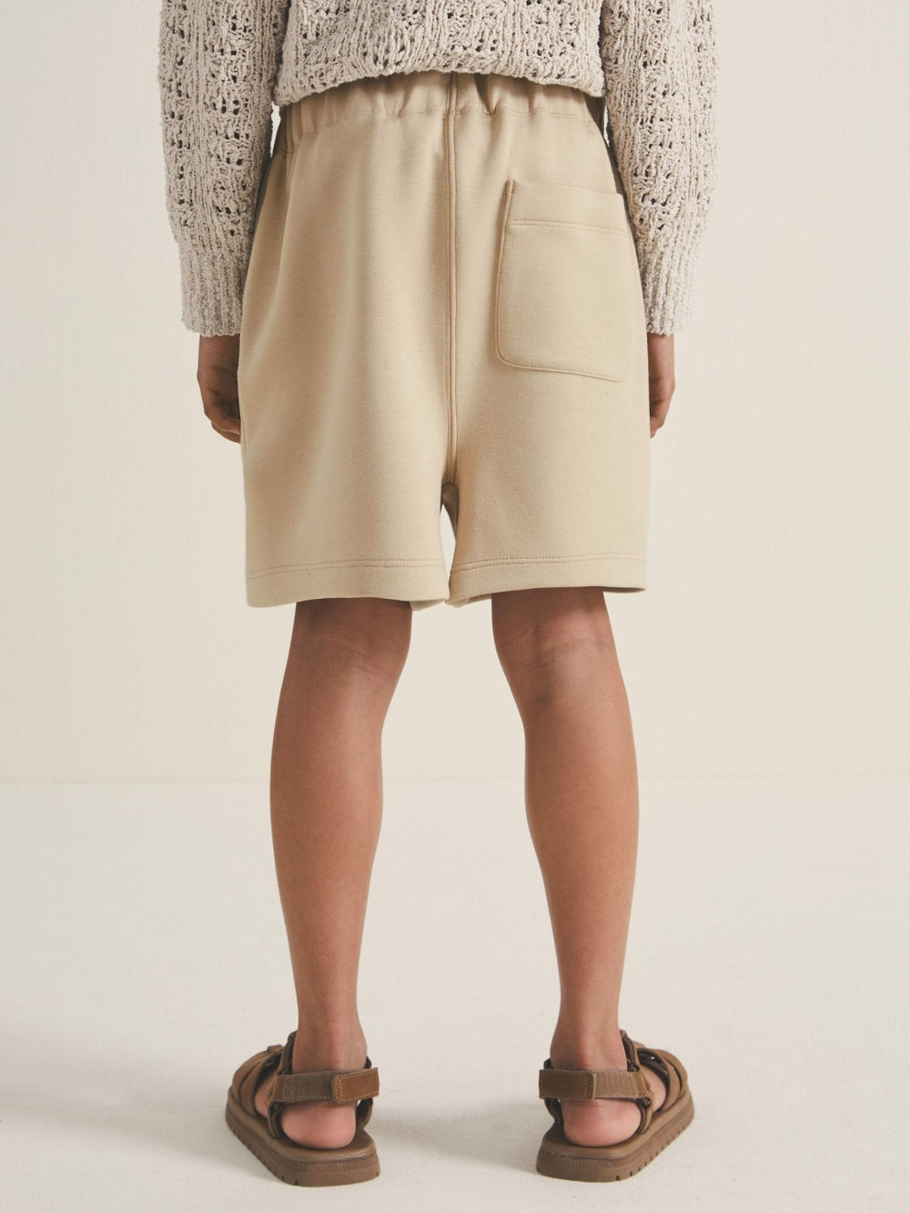 4-9 yrs | Les 100 Ciels Jersey Shorts in Sage