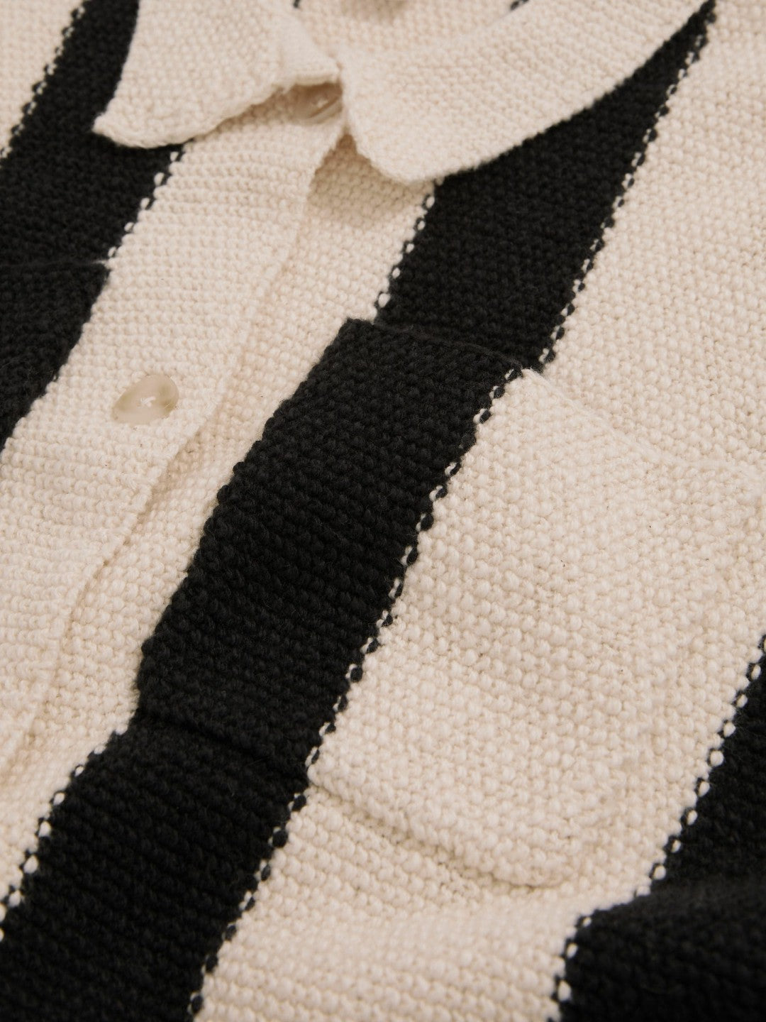 13-14 yrs  | Les 100 Ciels Stripe Knit Shirt in Black