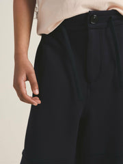 9-13 yrs  | Les 100 Ciels Wide-Leg Joggers in Navy