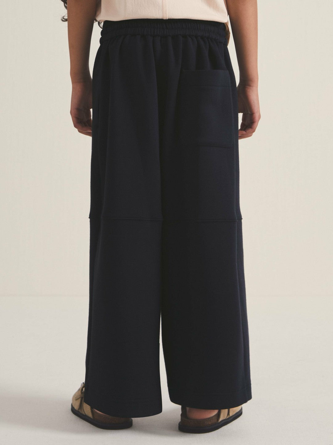 9-13 yrs  | Les 100 Ciels Wide-Leg Joggers in Navy