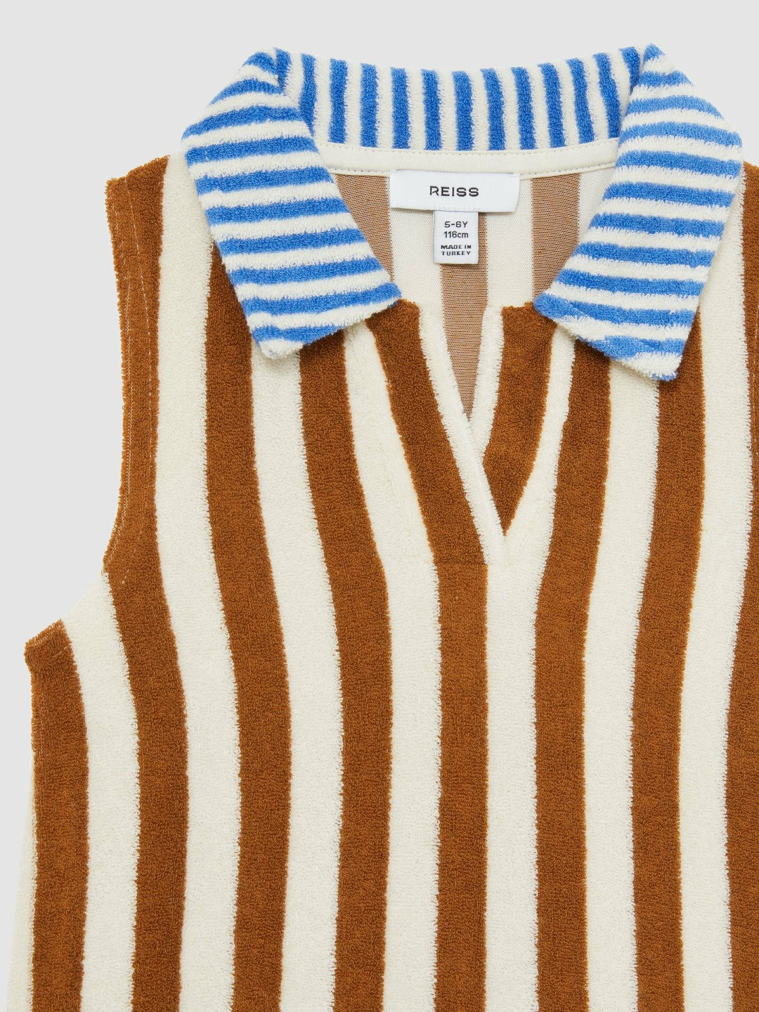 4-9 yrs Towelling Stripe Dress in Multi