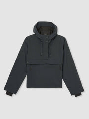 Rains Hardshell Short Jacket in Navy