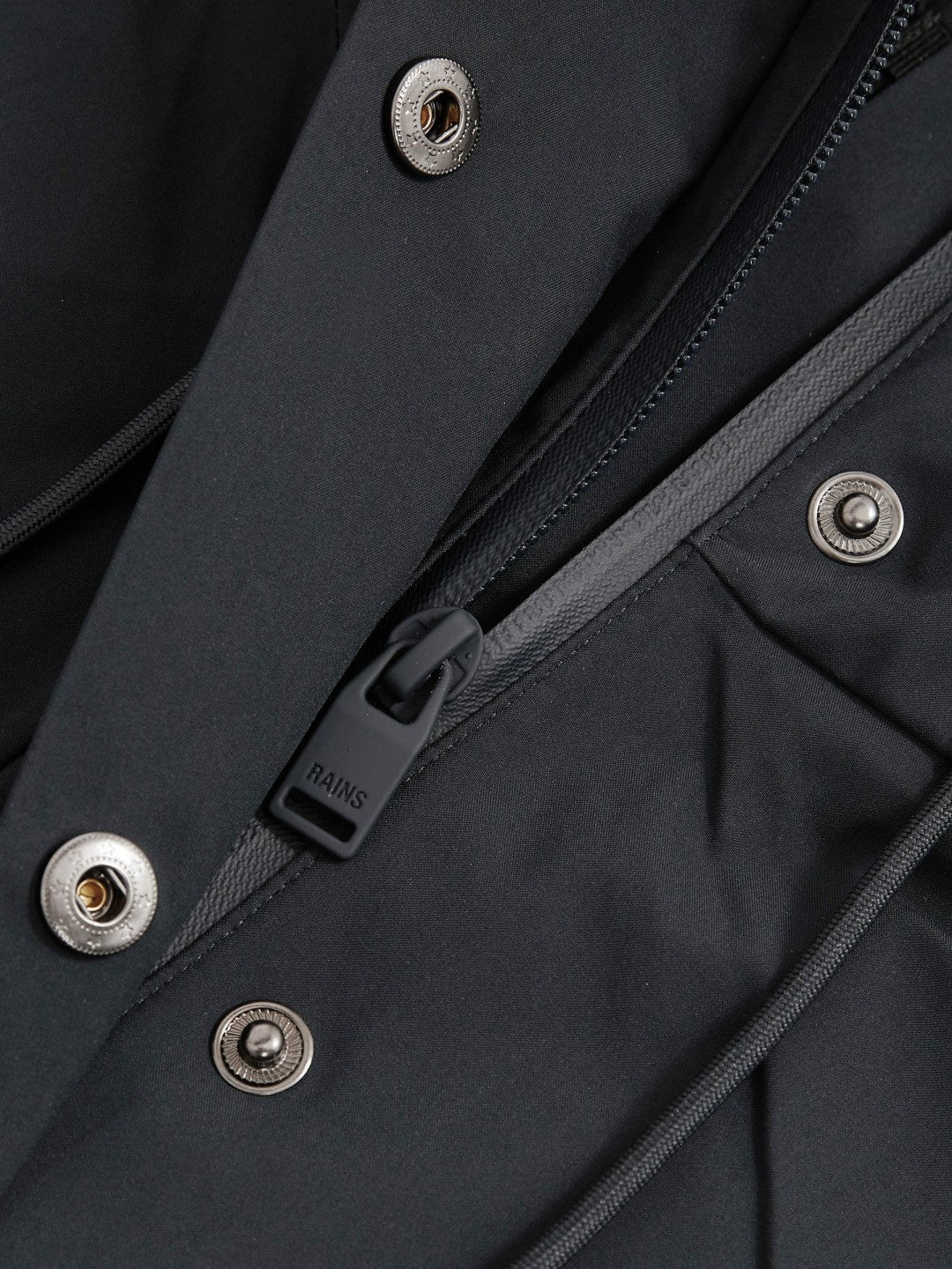 Rains Hardshell Short Jacket in Navy