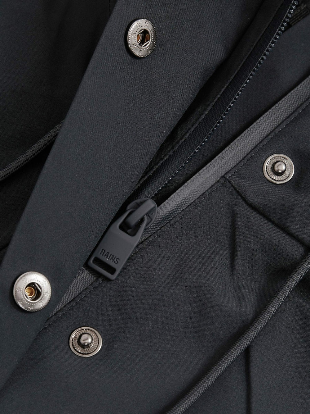 Rains Hardshell Short Jacket in Navy