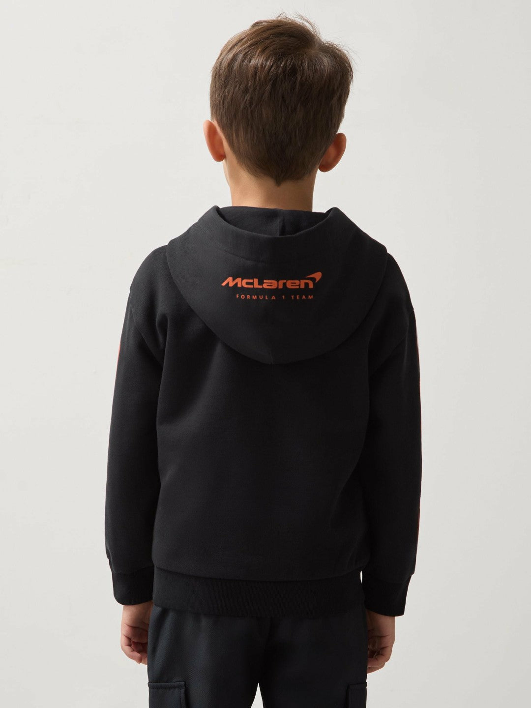 9-13 yrs McLaren F1 Team Cotton Logo Hoodie Unisex Fit in Black