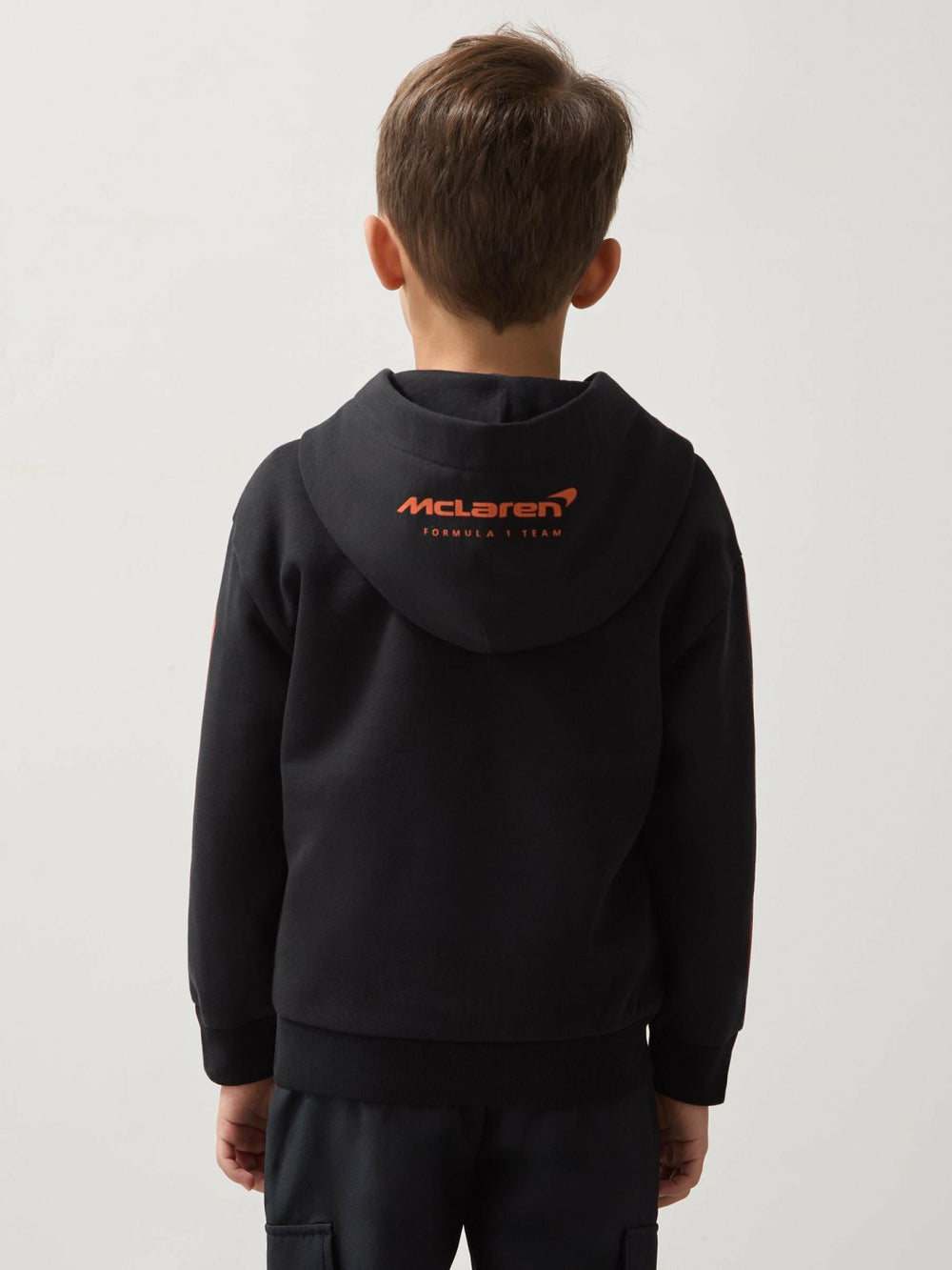 9-13 yrs McLaren F1 Team Cotton Logo Hoodie Unisex Fit in Black