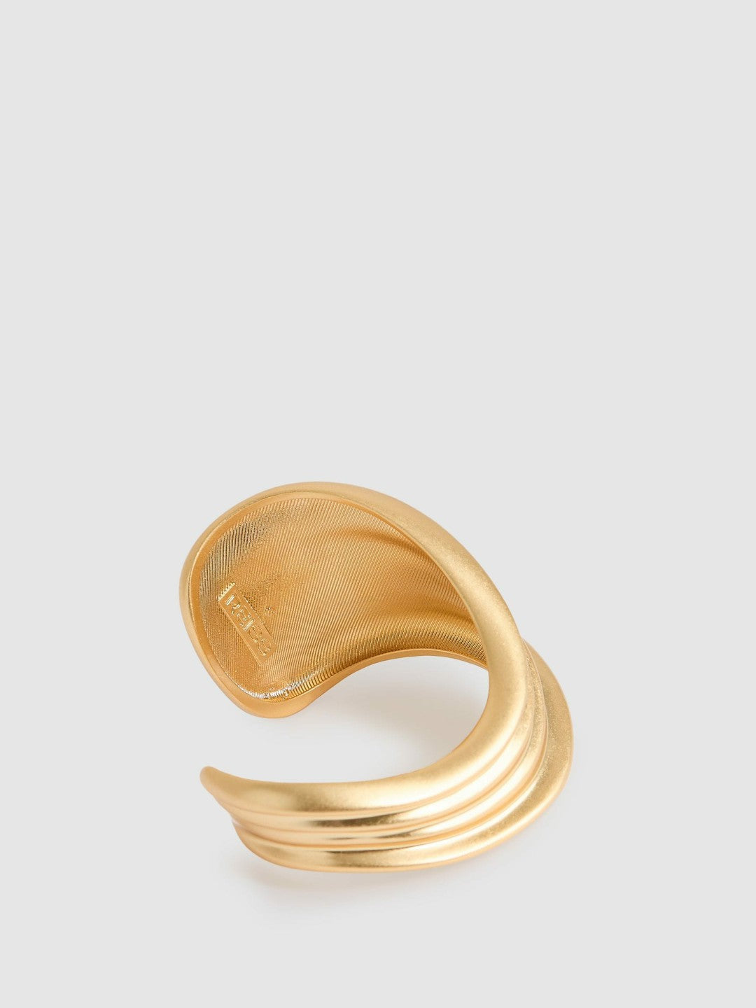 Fluid Sculpted Cuff in Gold Tone