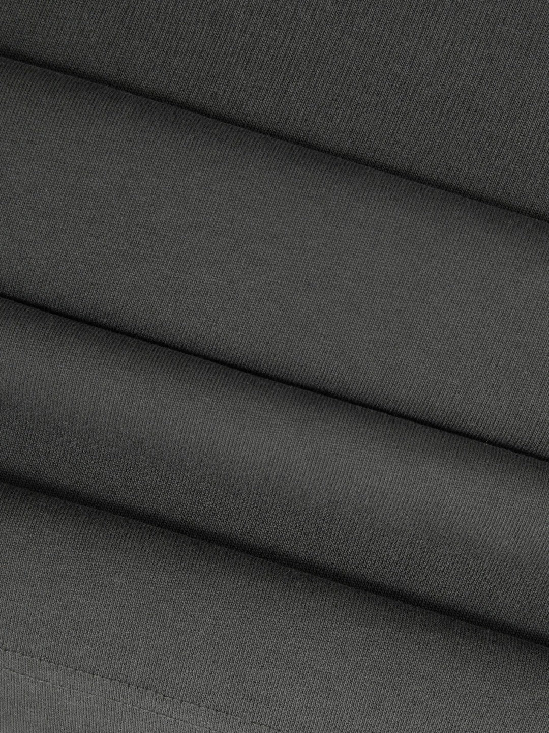 Cotton Garment-Dyed Oversized T-Shirt in Washed Black