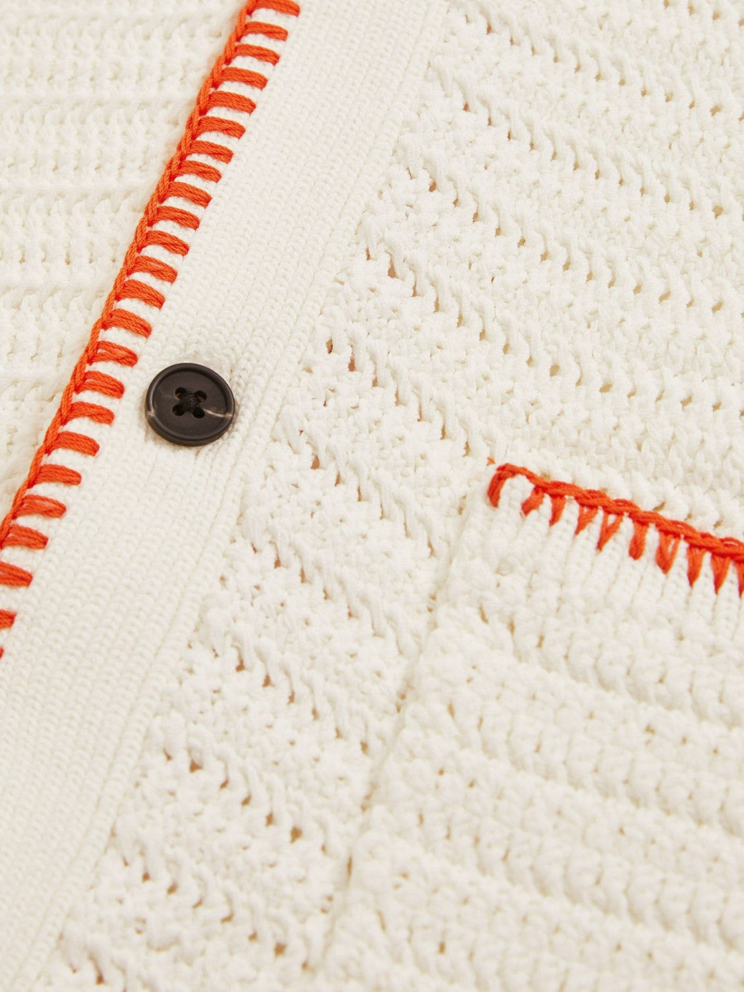 9-13 yrs McLaren F1 Team Crochet Shirt in Off White/Orange