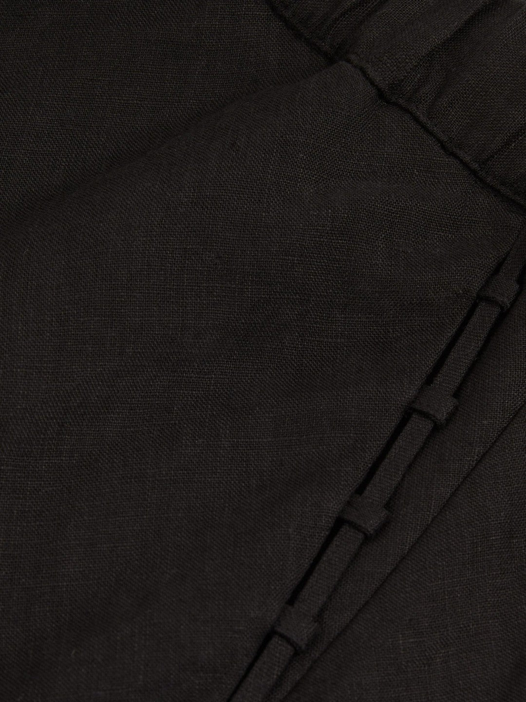 Slip Midi Skirt in Black