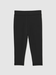 13-14 yrs Three-Quarter Length Leggings in Black