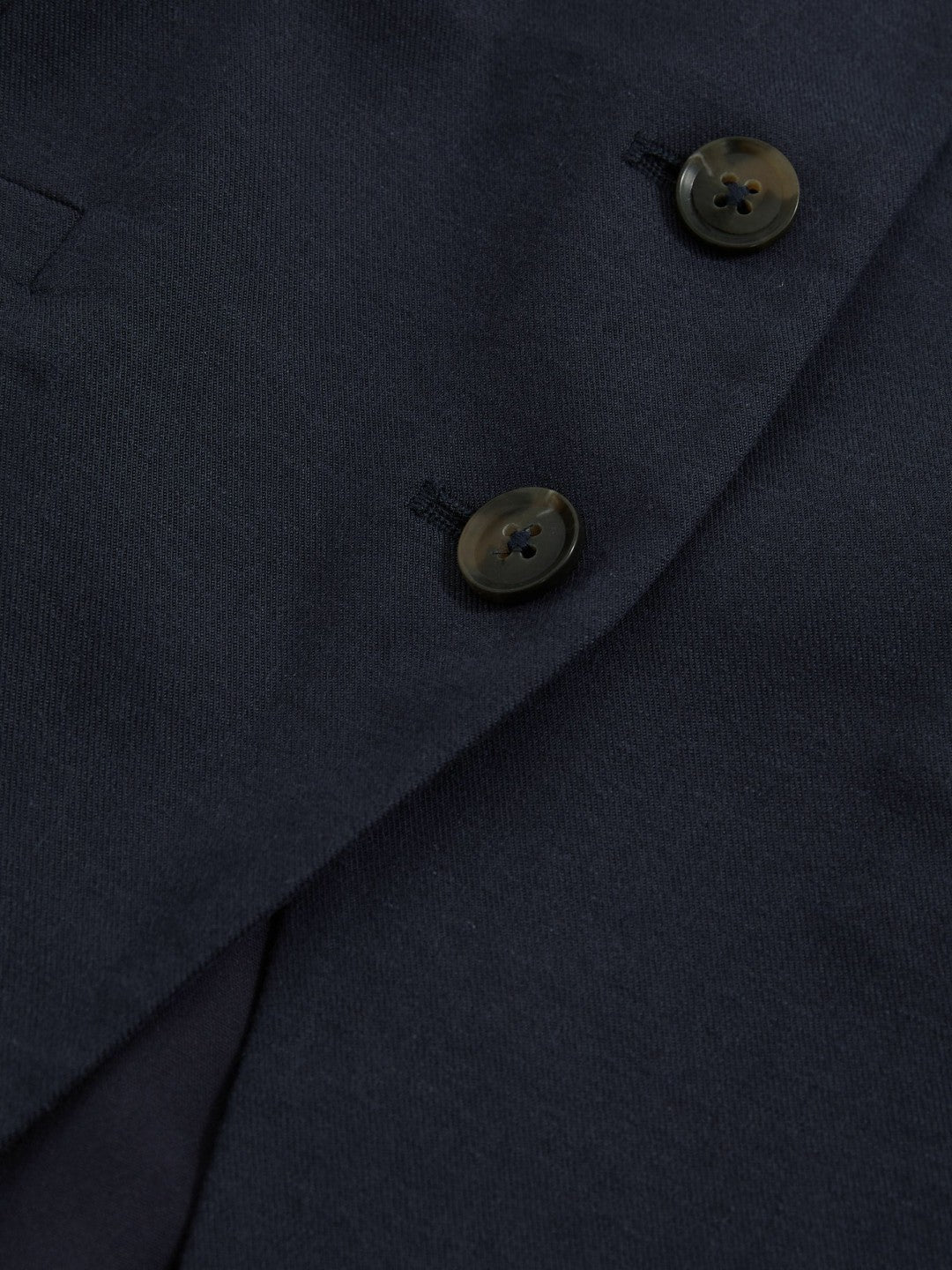 Paige Button-Through Vest in Dark Ink Blue