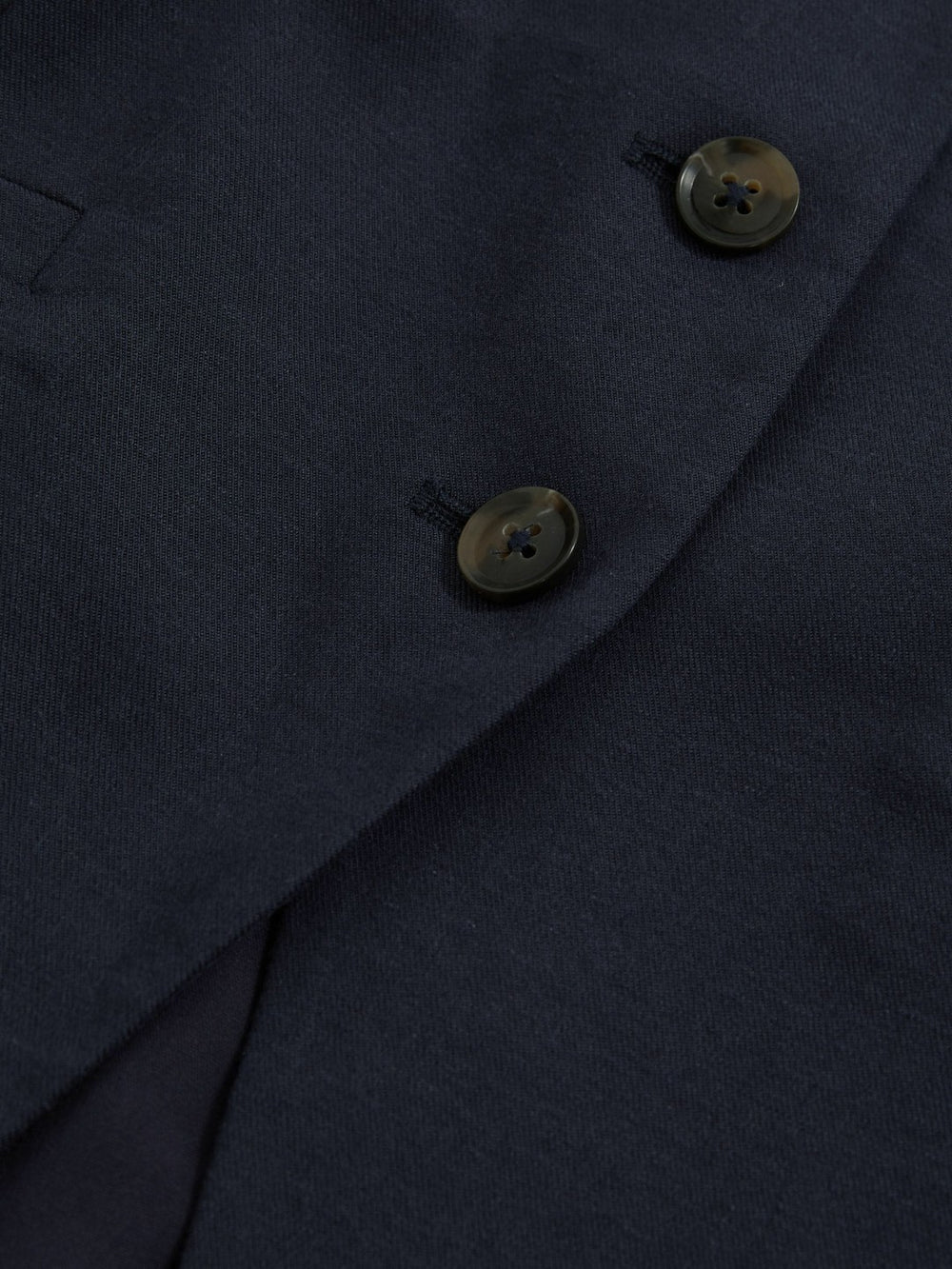 Paige Button-Through Vest in Dark Ink Blue