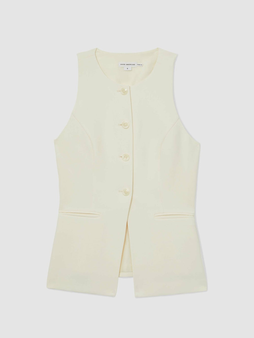Luxe Suiting Vest in Cream
