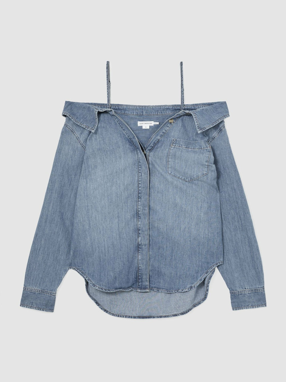 100% Cotton Shirt in Indigo Blue