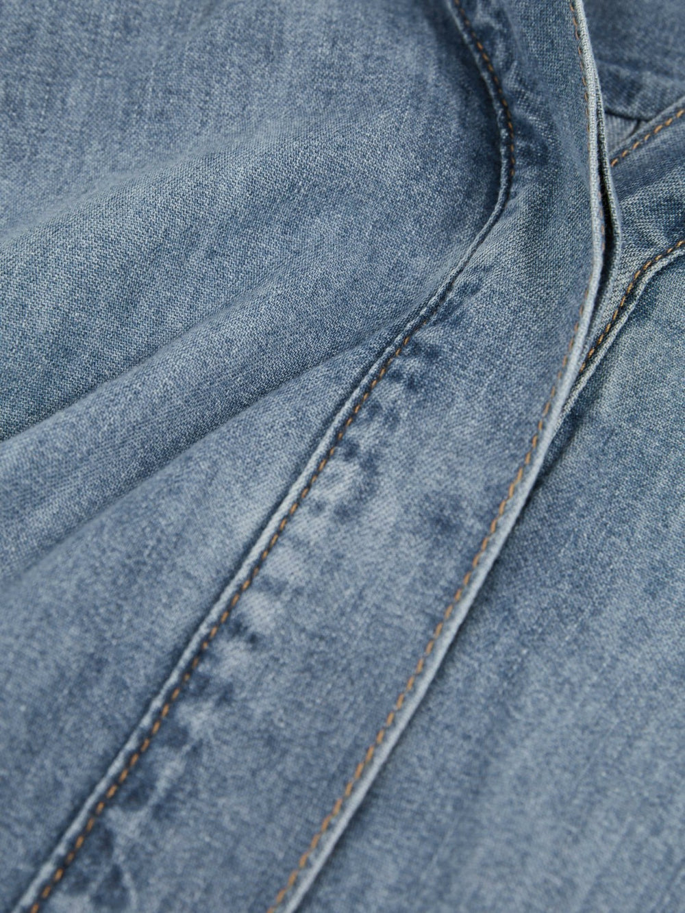 100% Cotton Shirt in Indigo Blue