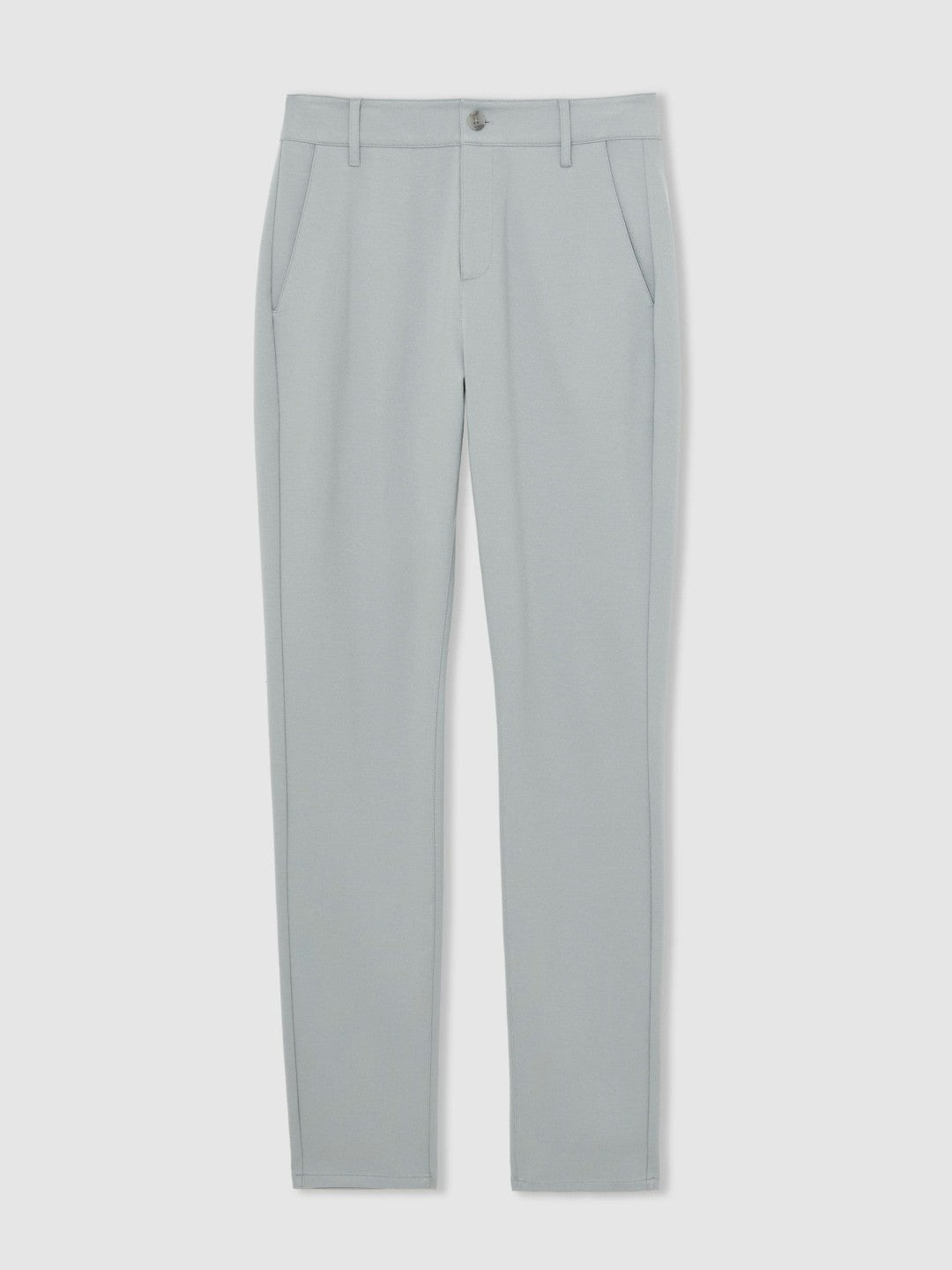 Paige Slim-Fit Stretch Trousers in Moon Shadow Blue