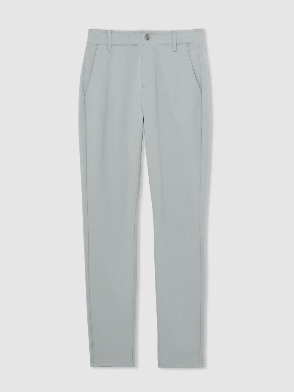 Paige Slim-Fit Stretch Trousers in Moon Shadow Blue