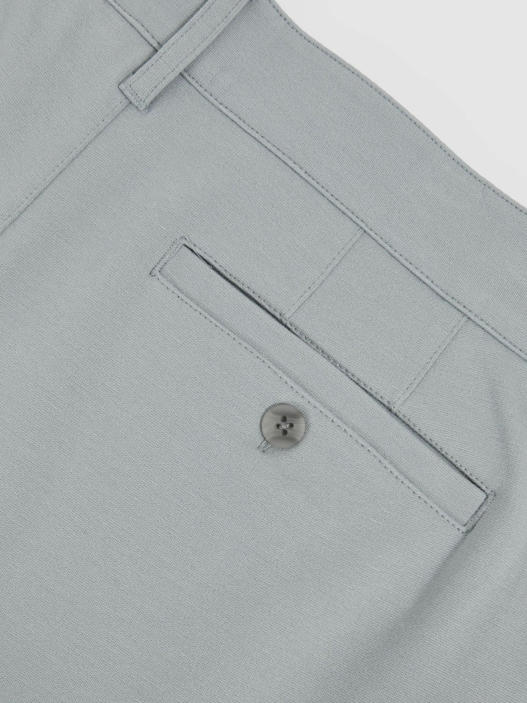 Paige Slim-Fit Stretch Trousers in Moon Shadow Blue