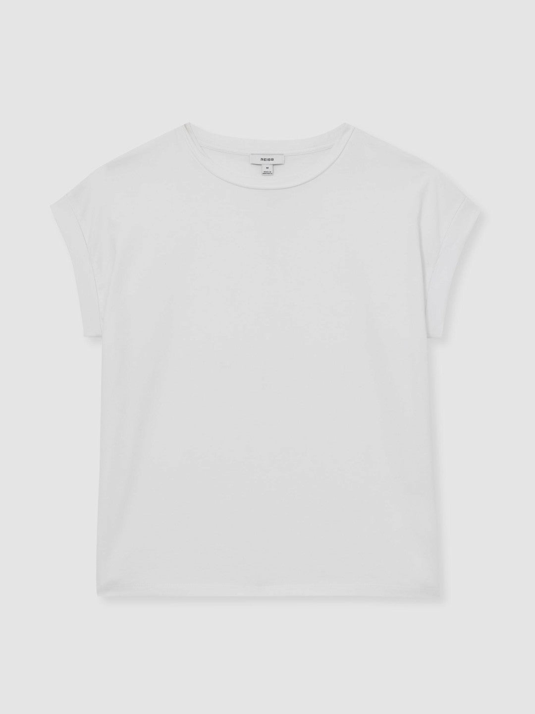 Brushed-Cotton Crew-Neck T-Shirt in White
