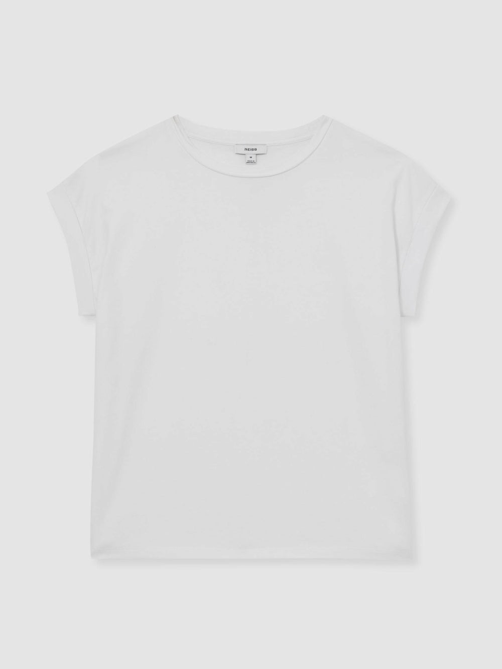 Brushed-Cotton Crew-Neck T-Shirt in White