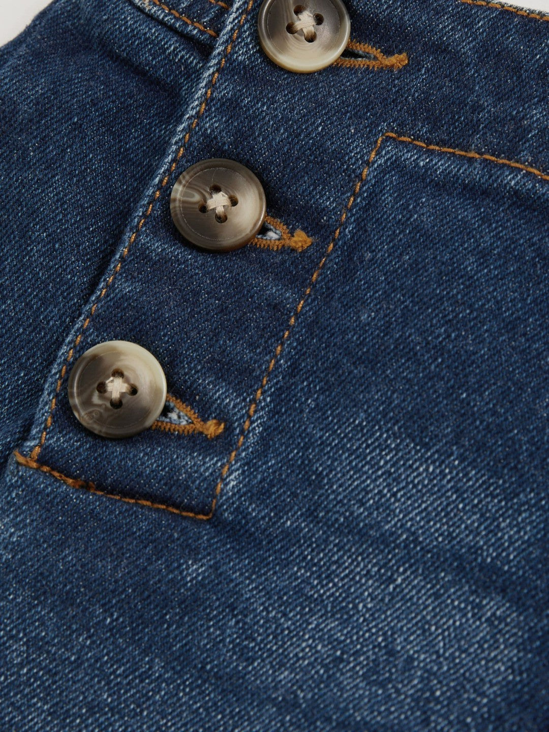 Straight-Leg Sailor Jeans in Blue