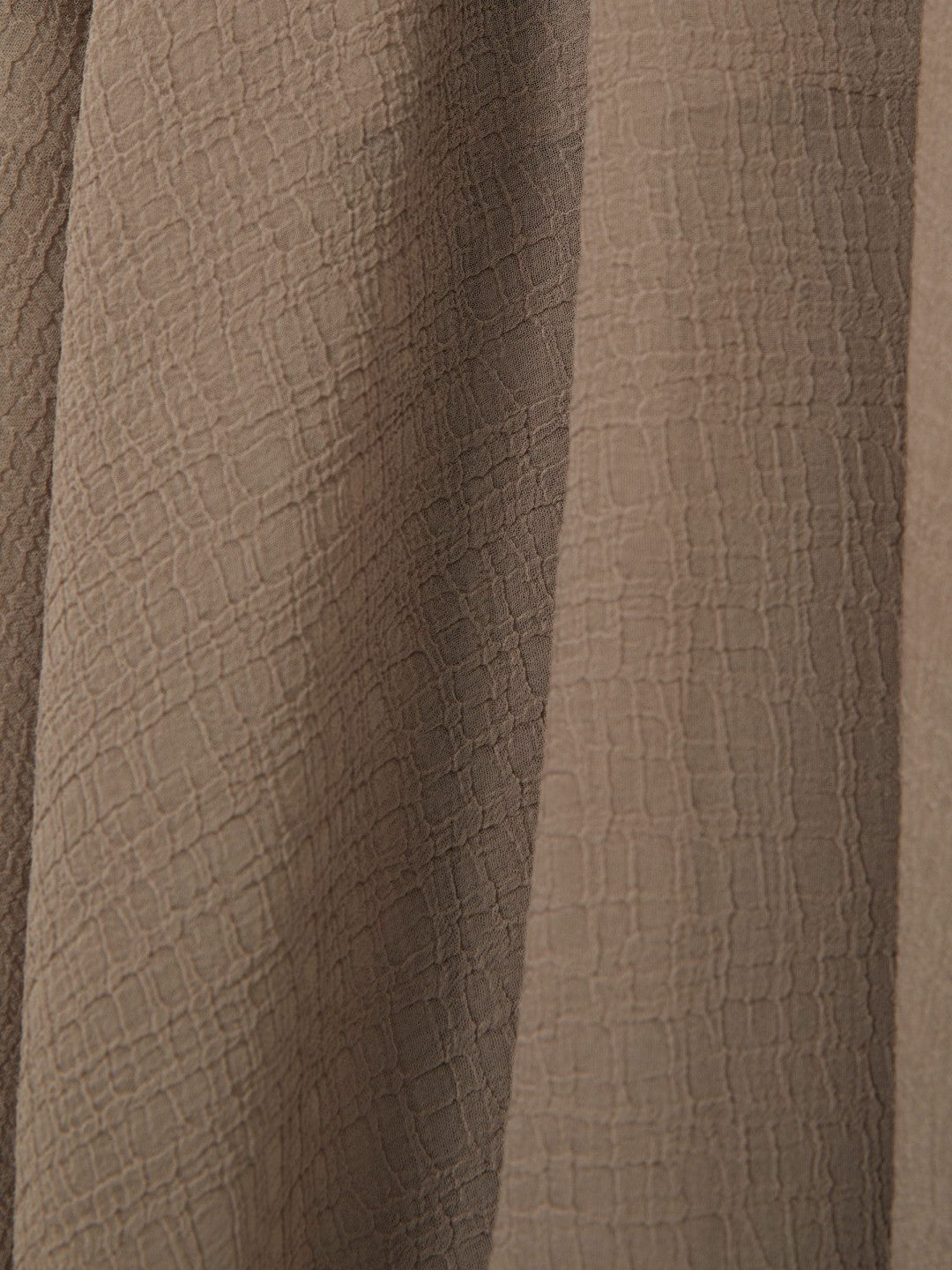 Petite Sheer-Overlay High-Low Shorts in Mink Neutral