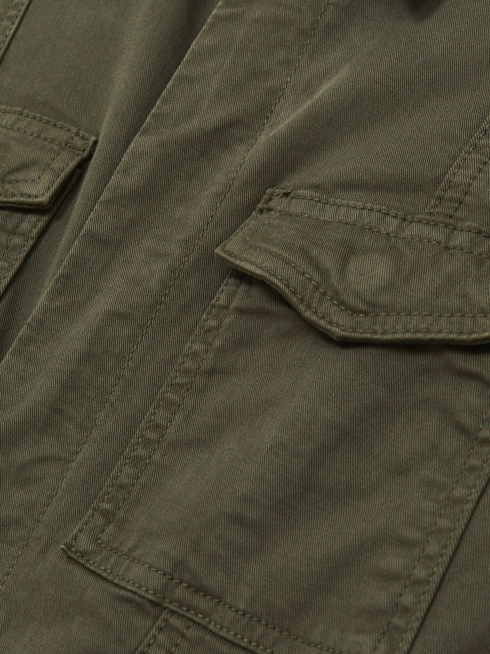 Good American Cotton Twill Jumpsuit with Stretch in Khaki
