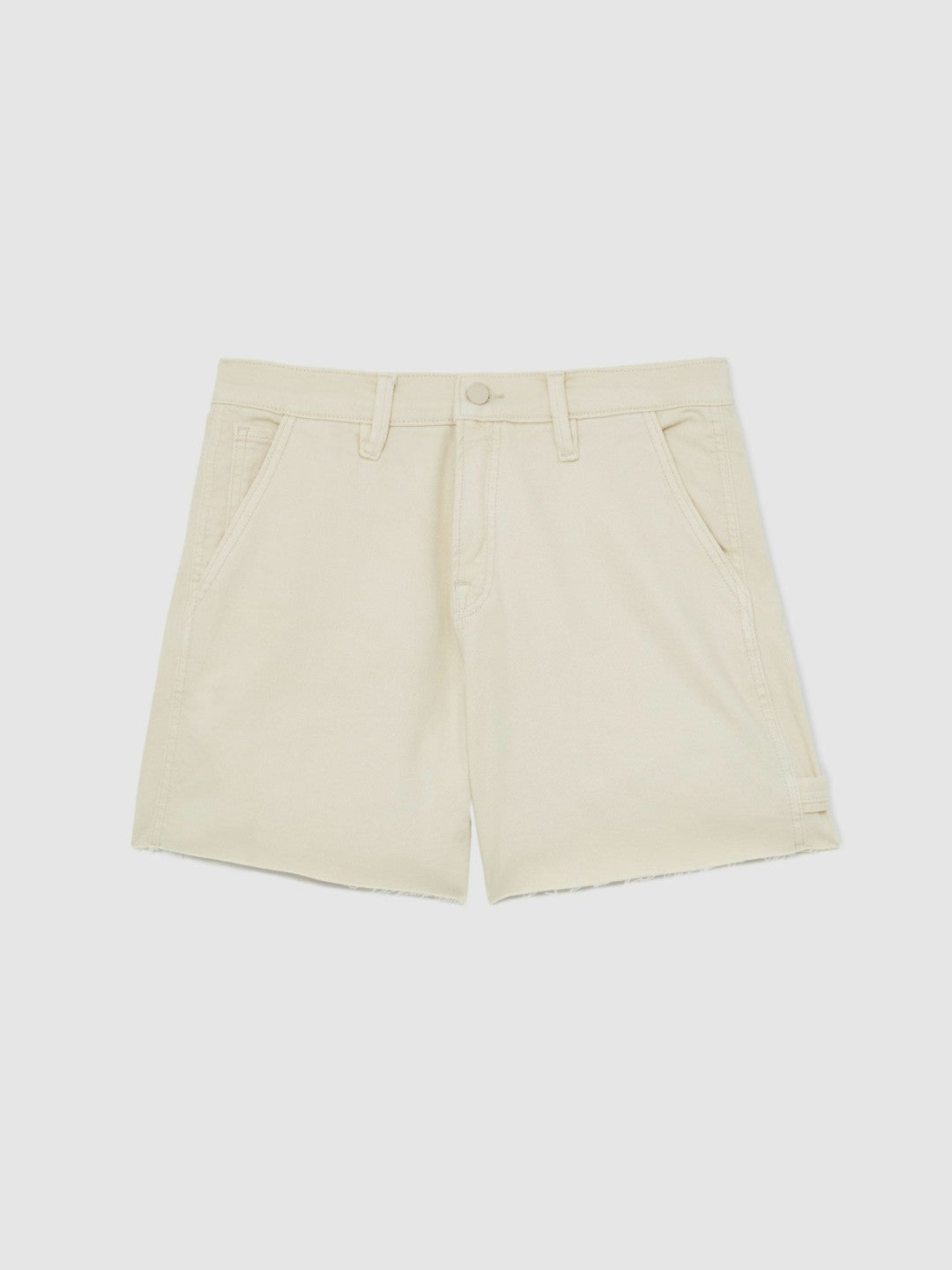 90S Long Shorts in Ecru